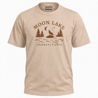 Pennsylvania Moon Lake Wolf Shirt