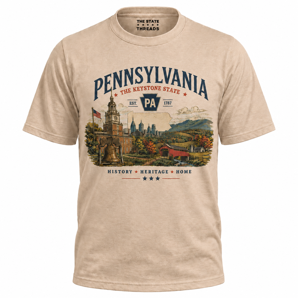 Pennsylvania Keystone State Heritage History Shirt
