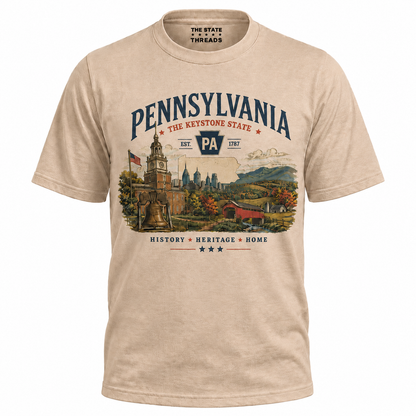 Pennsylvania Keystone State Heritage History Shirt