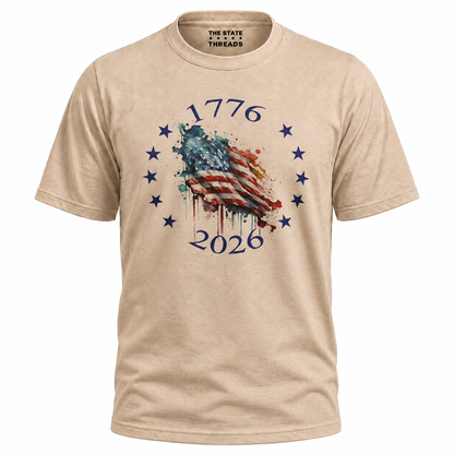 USA Flag 250 Anniversary Shirt