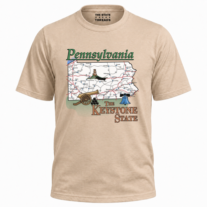 Pennsylvania Keystone State Vintage Souvenir Shirt