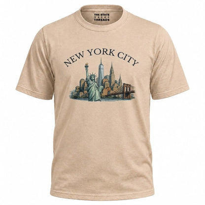 New York City Landmarks Vintage Souvenir Shirt