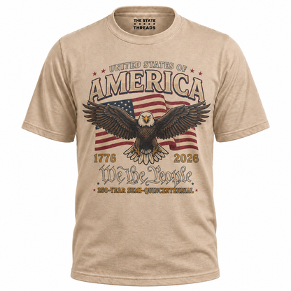 America 250th We The People Eagle Patriotic Shirt