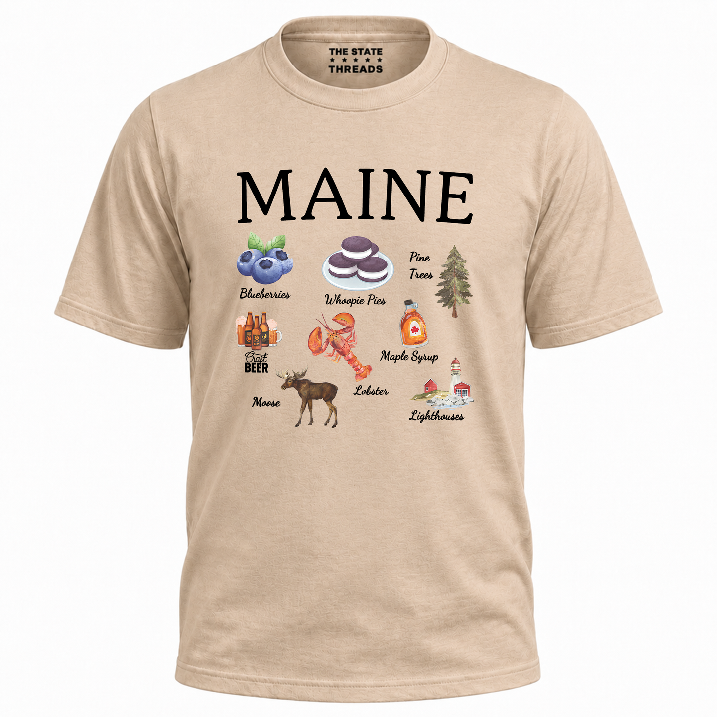 Maine Icons State Pride Shirt