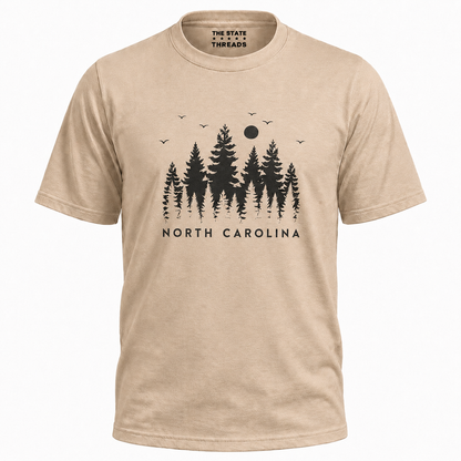 North Carolina Pine Forest Moonlight Shirt