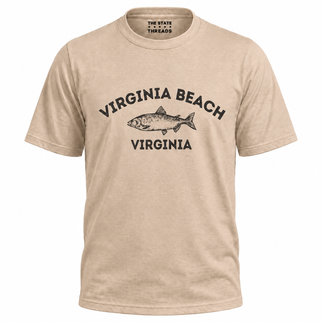Virginia Beach Fish Illustration Shirt