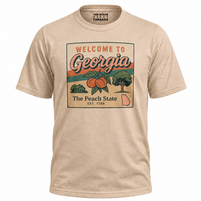 Georgia Peach State Welcome Vintage Shirt