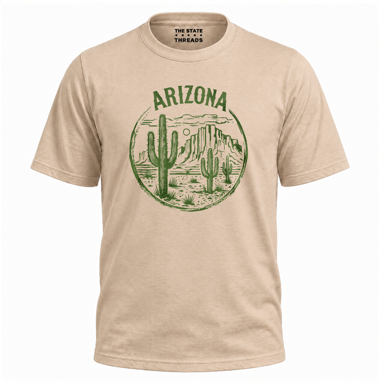 Arizona Desert Cactus Mesa Landscape Vintage Shirt