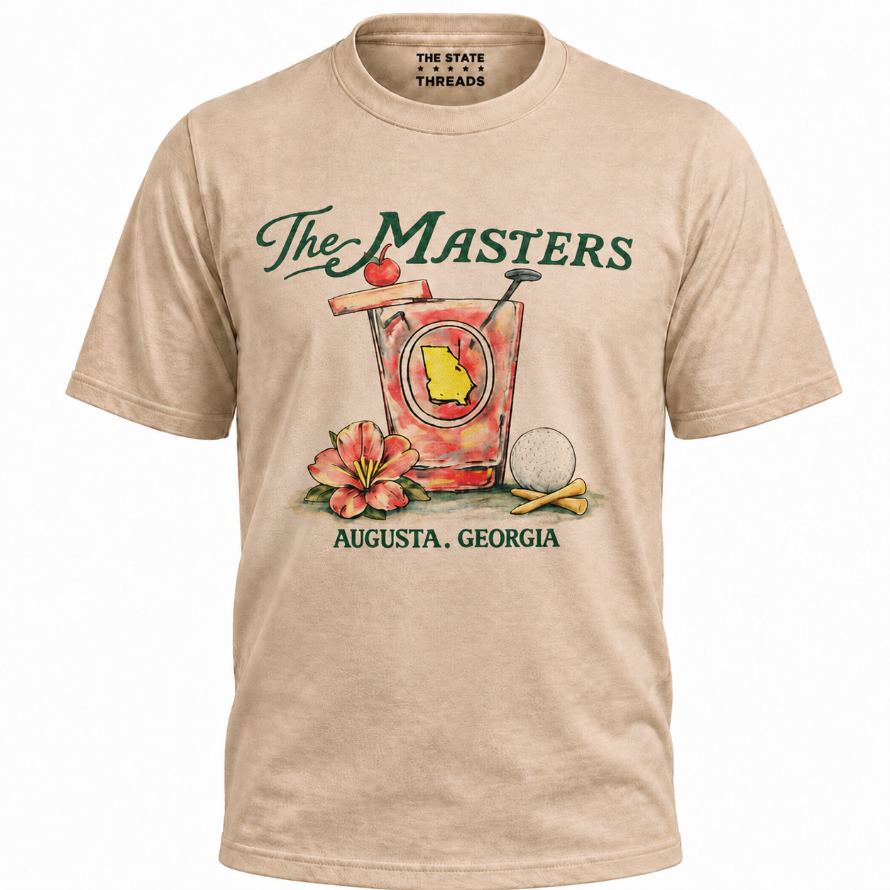 Augusta Georgia Masters Golf Azalea Shirt