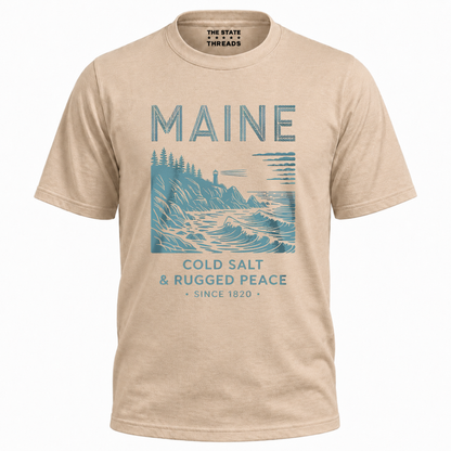 Maine Cold Salt Rugged Peace Vintage Shirt