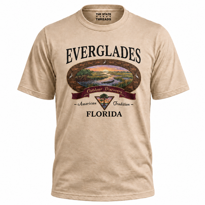 Everglades Florida Outdoor Discovery American Tradition Vintage Shirt