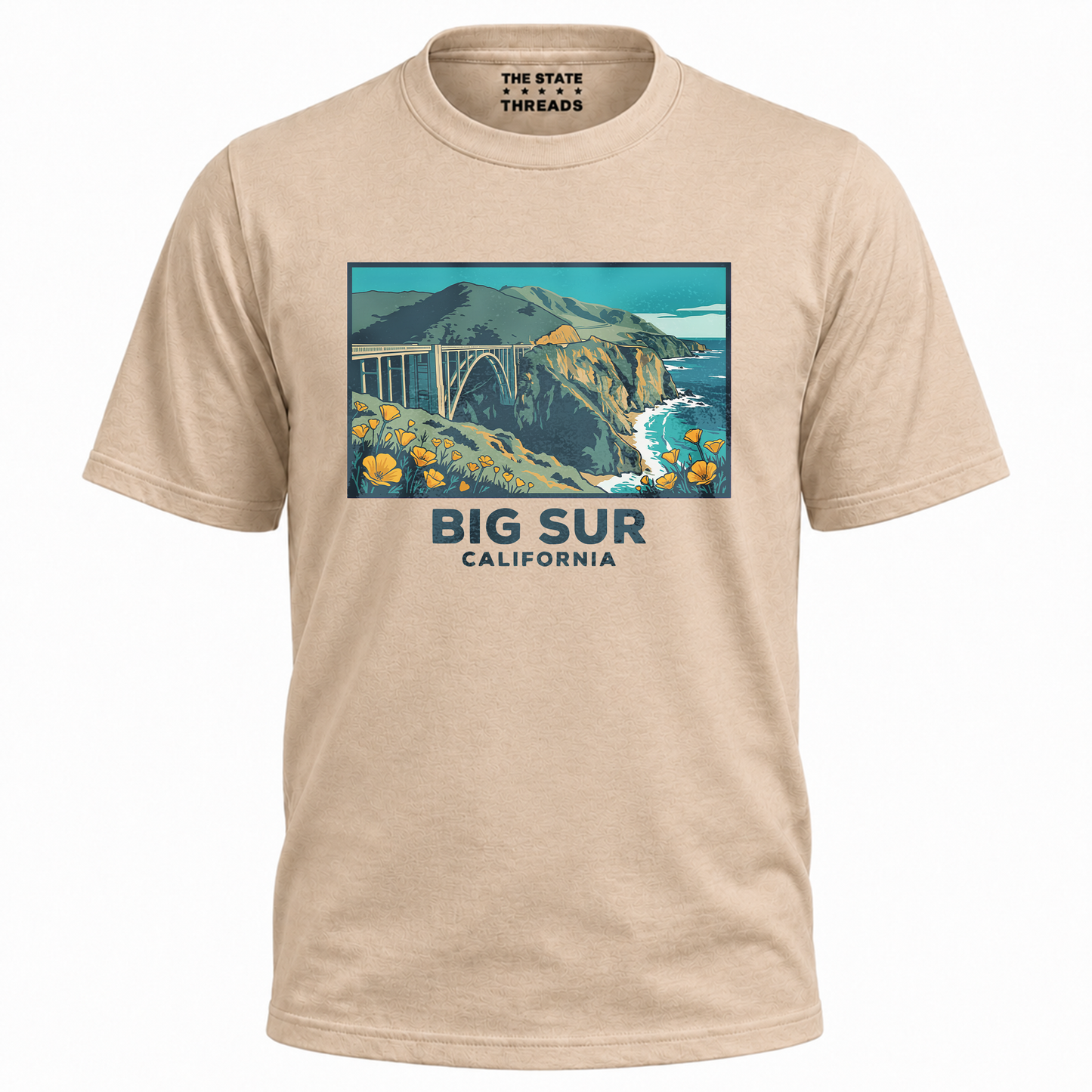 California Big Sur Coastal Bridge Nature Adventure Shirt