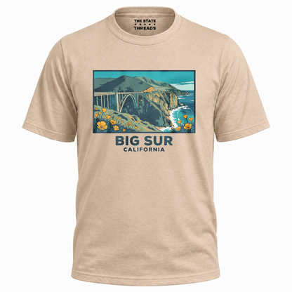 California Big Sur Coastal Bridge Nature Adventure Shirt