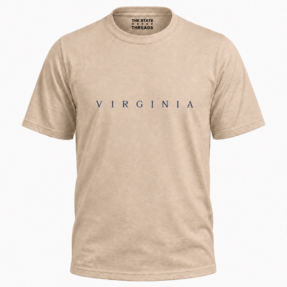 Virginia Minimalist Spaced Letter Shirt