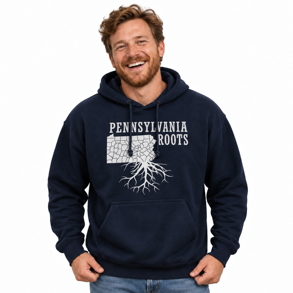 Pennsylvania Roots County Map Hometown Pride Hoodie