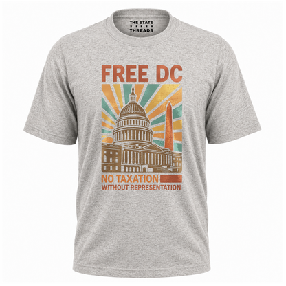 Washington DC Free DC Retro Political Shirt