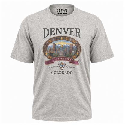 Denver Colorado Mountain City Exploration Shirt
