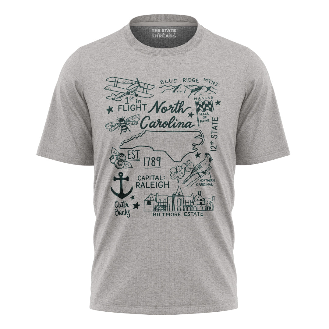 North Carolina Illustrated State Shirt