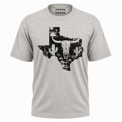 Texas Cactus Longhorn Desert State Pride Shirt