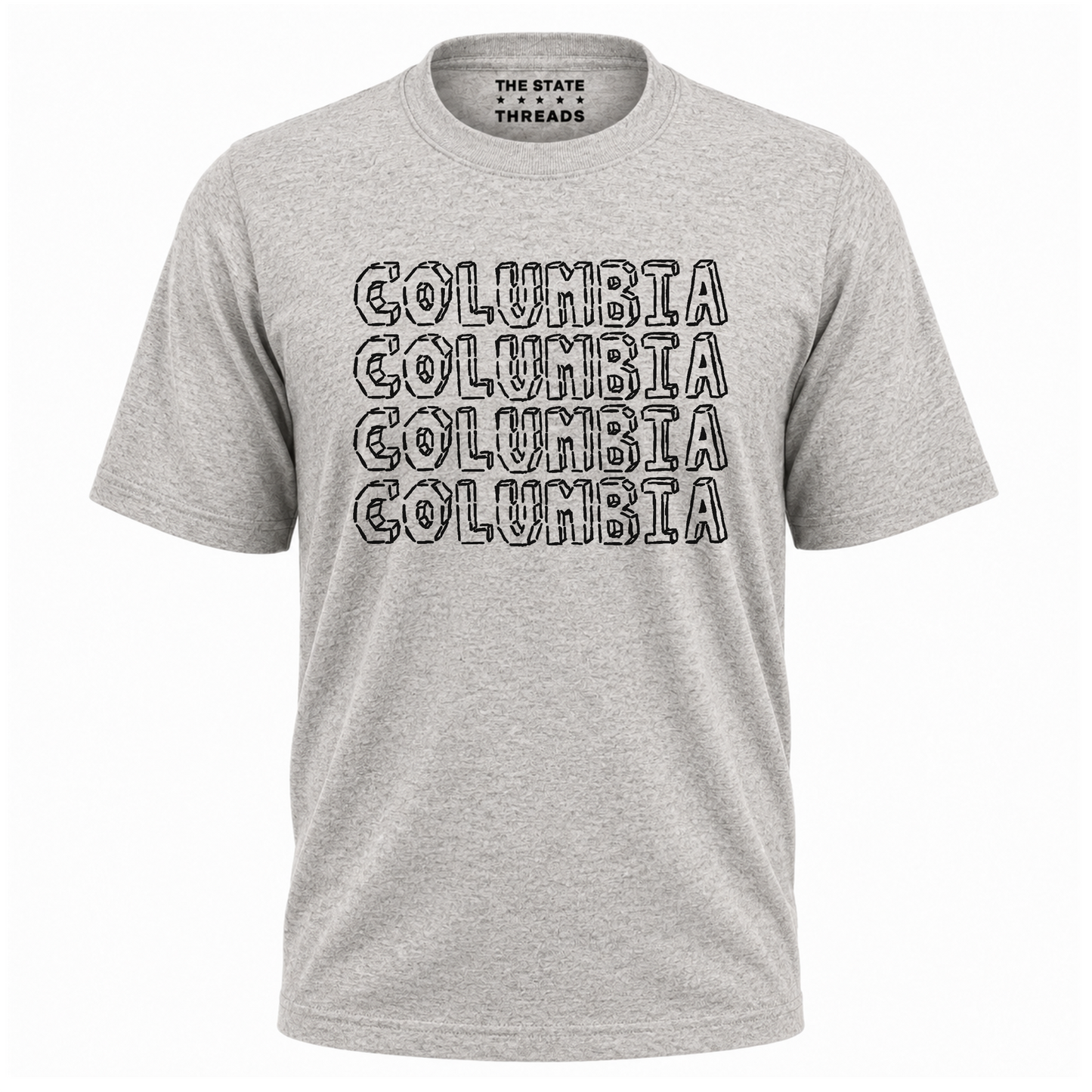New York Columbia University Block Letter Campus Pride Shirt