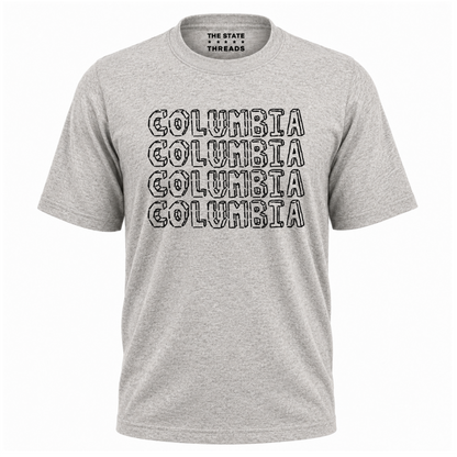 New York Columbia University Block Letter Campus Pride Shirt