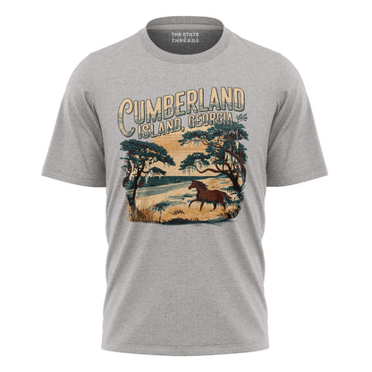 Cumberland Island Georgia Wild Horse Coastal Vintage Shirt