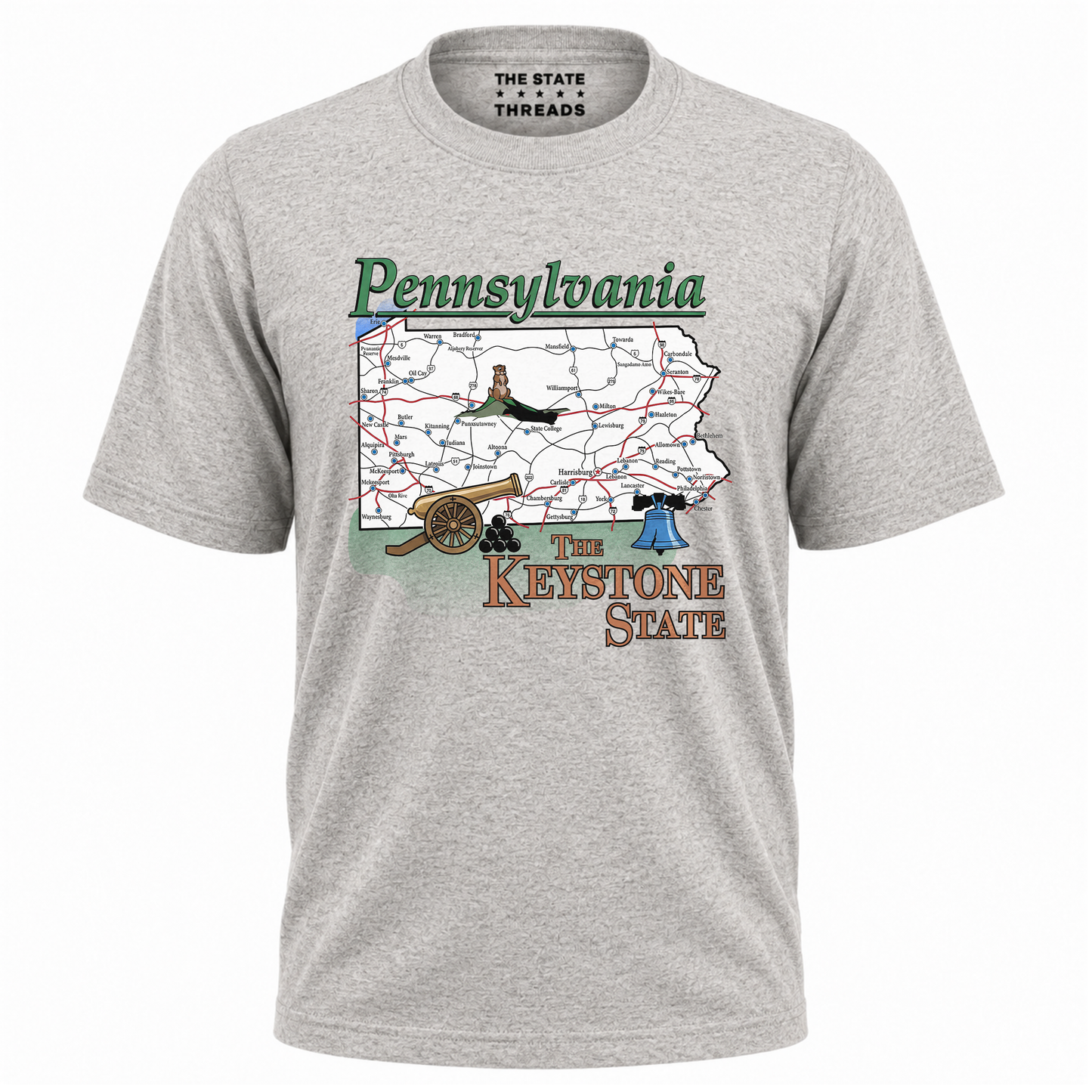 Pennsylvania Keystone State Vintage Souvenir Shirt