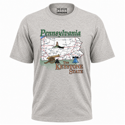 Pennsylvania Keystone State Vintage Souvenir Shirt