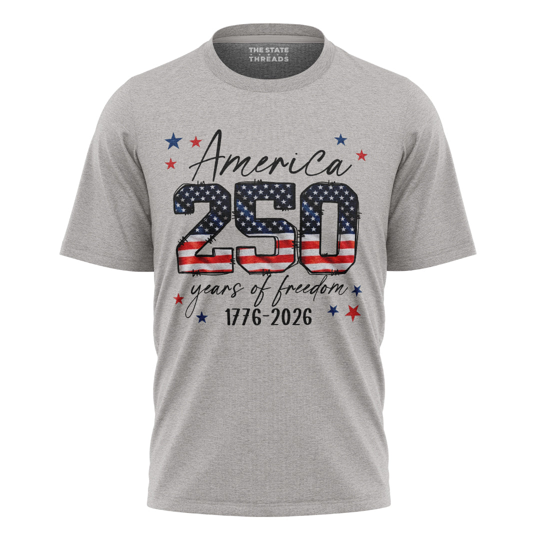 America 250 Years Freedom Anniversary Shirt