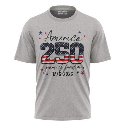 America 250 Years Freedom Anniversary Shirt