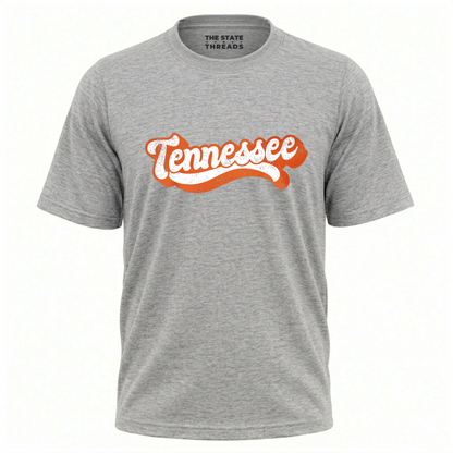 Tennessee Retro Orange Script Game Day Shirt