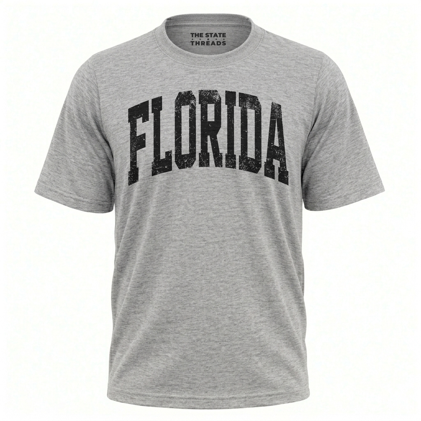 Florida Sunshine State Retro Distressed Varsity Shirt