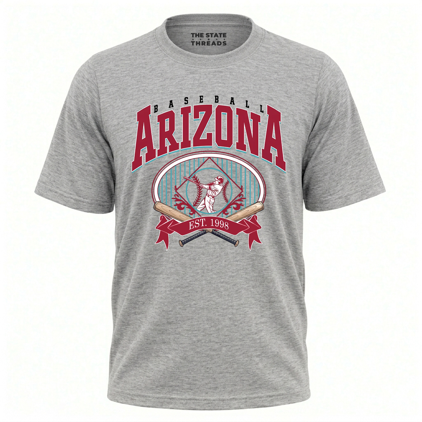 Arizona Baseball EST 1998 Vintage Batter Stadium Shirt