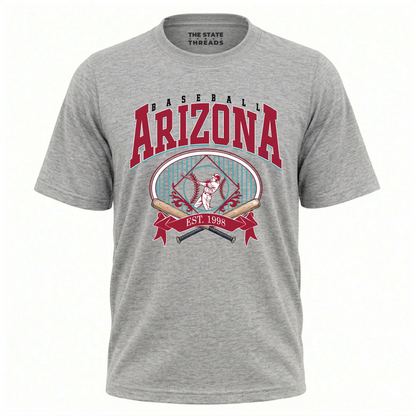 Arizona Baseball EST 1998 Vintage Batter Stadium Shirt