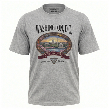 Washington DC Vintage City Discovery Skyline Shirt