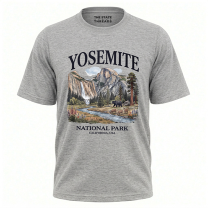 Yosemite National Park California Vintage Wildlife Bear Shirt