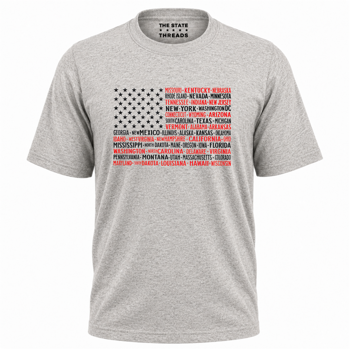 America 50 States Flag Retro Patriotic Shirt