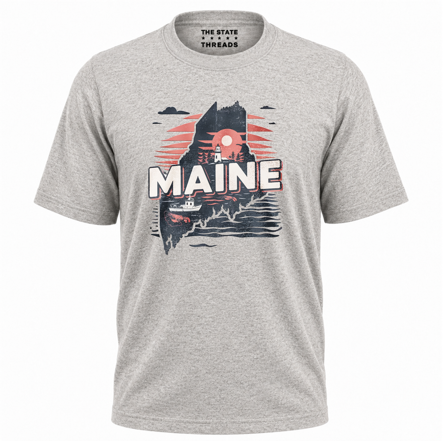 Maine Coastal Lighthouse State Pride Shirt