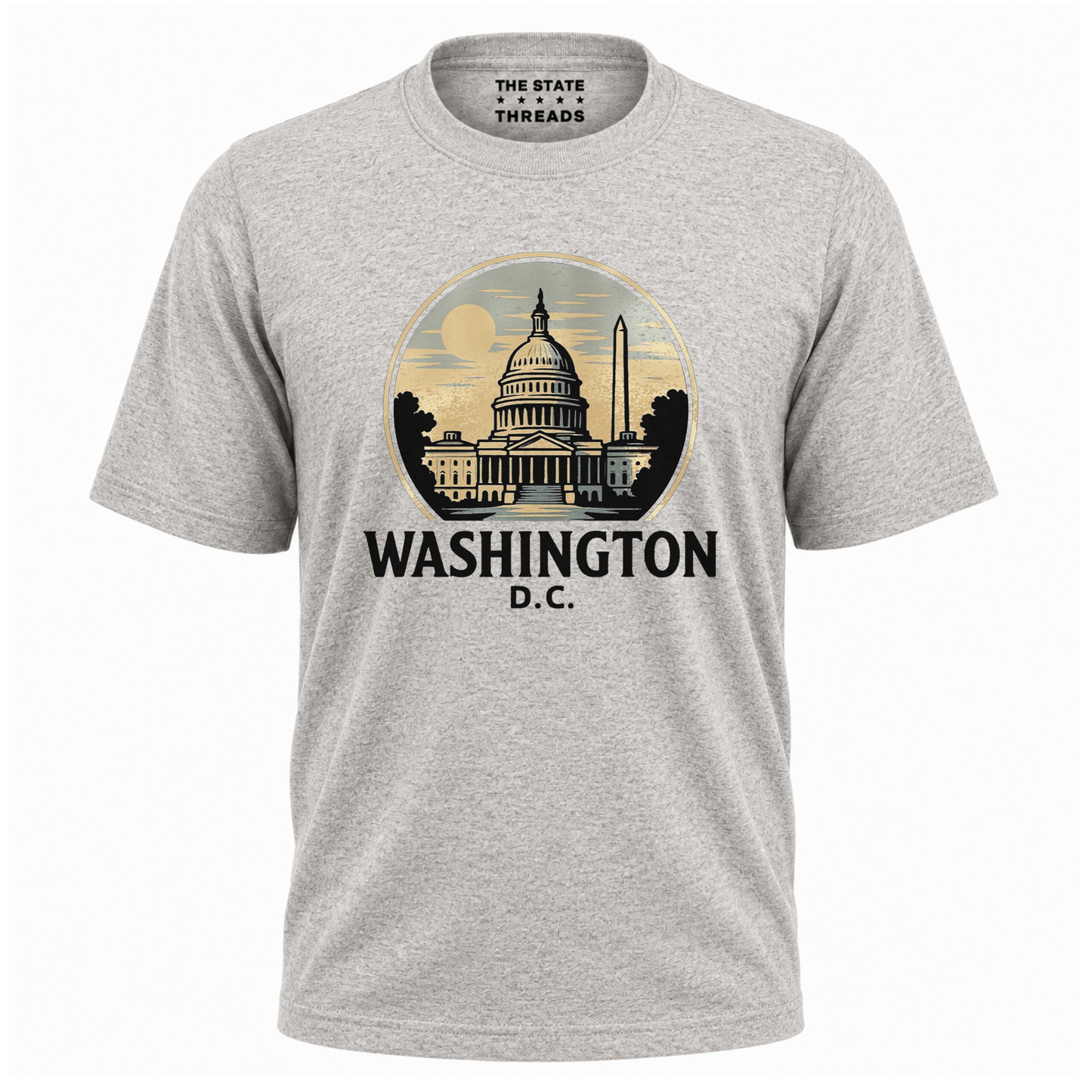 Washington DC Retro Capitol Building Monument Shirt