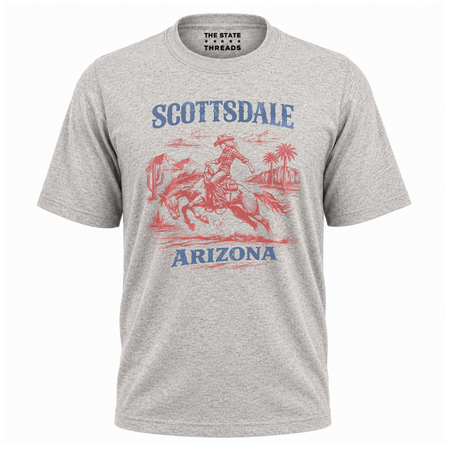 Arizona Scottsdale Cowboy Rodeo Retro Western Shirt