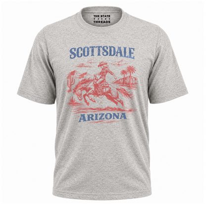 Arizona Scottsdale Cowboy Rodeo Retro Western Shirt