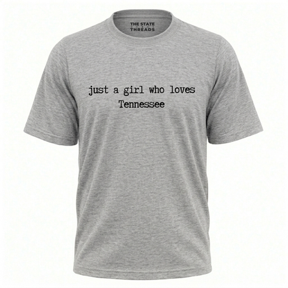 Tennessee Just A Girl Who Loves Minimalist Shirt
