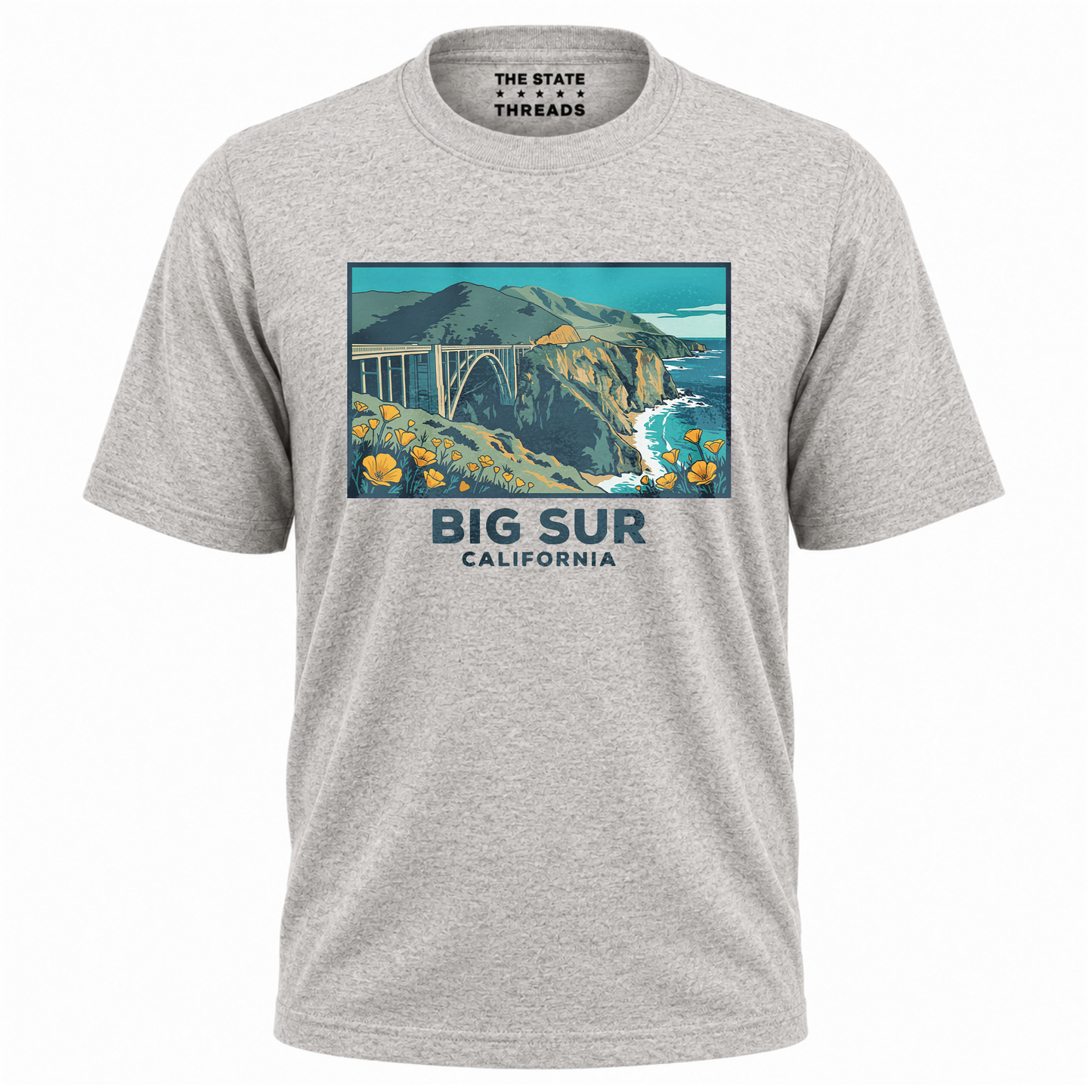 California Big Sur Coastal Bridge Nature Adventure Shirt
