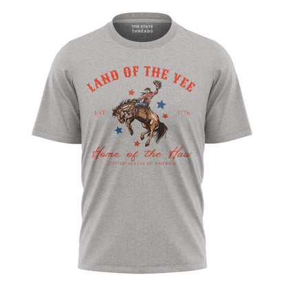 America Land of the Yee Haw Cowboy Shirt