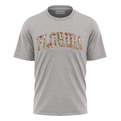 Florida Floral Varsity Preppy Sunshine State Vintage Shirt