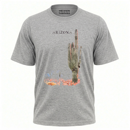 Arizona Saguaro Cactus Desert Watercolor Landscape Shirt