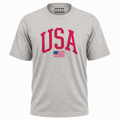 America Minimalist USA Flag Retro Patriotic Shirt