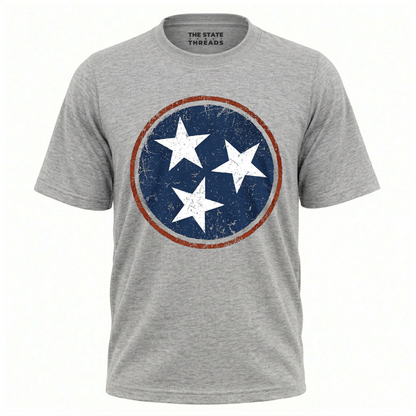Tennessee Tri-Star Flag Vintage Shirt