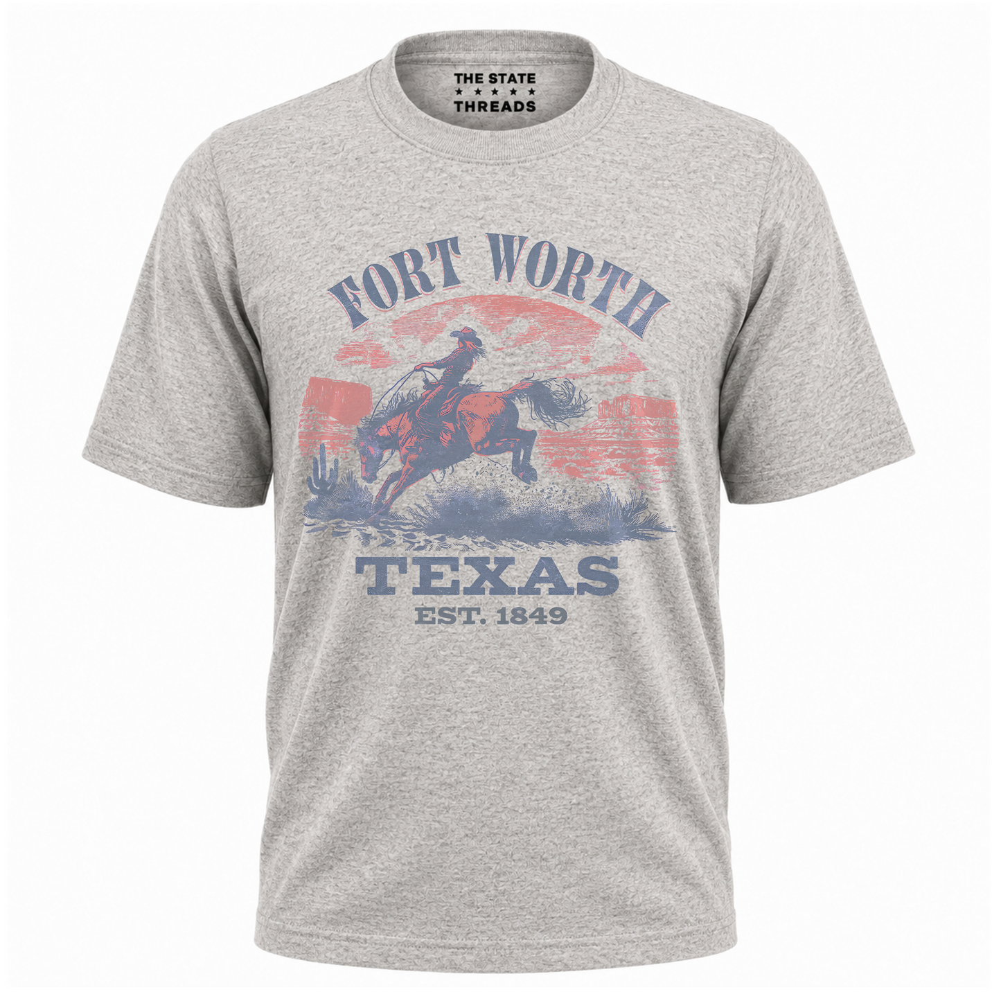 Fort Worth Texas Vintage Cowboy Rodeo Shirt