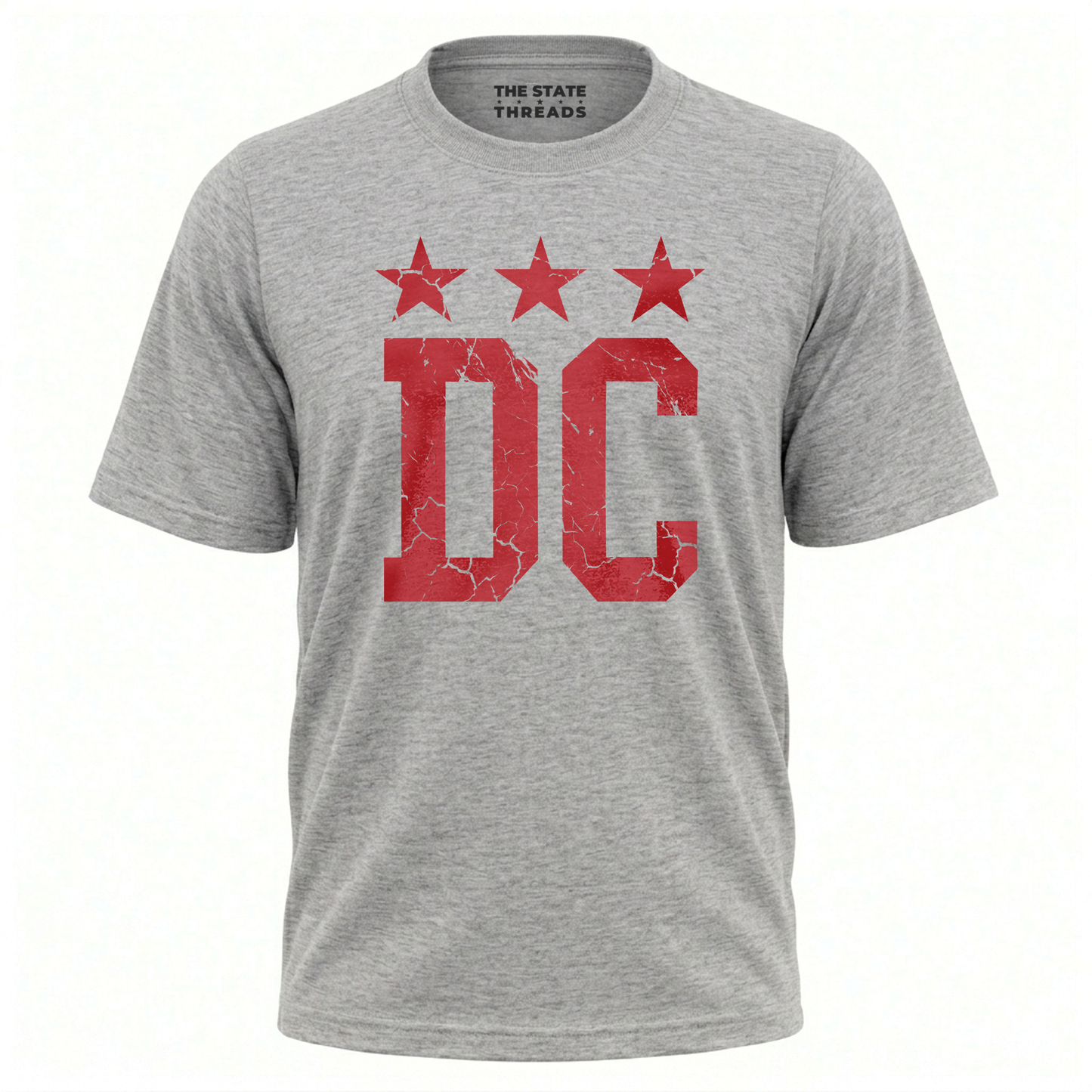 Washington DC Retro Distressed Star Flag Shirt